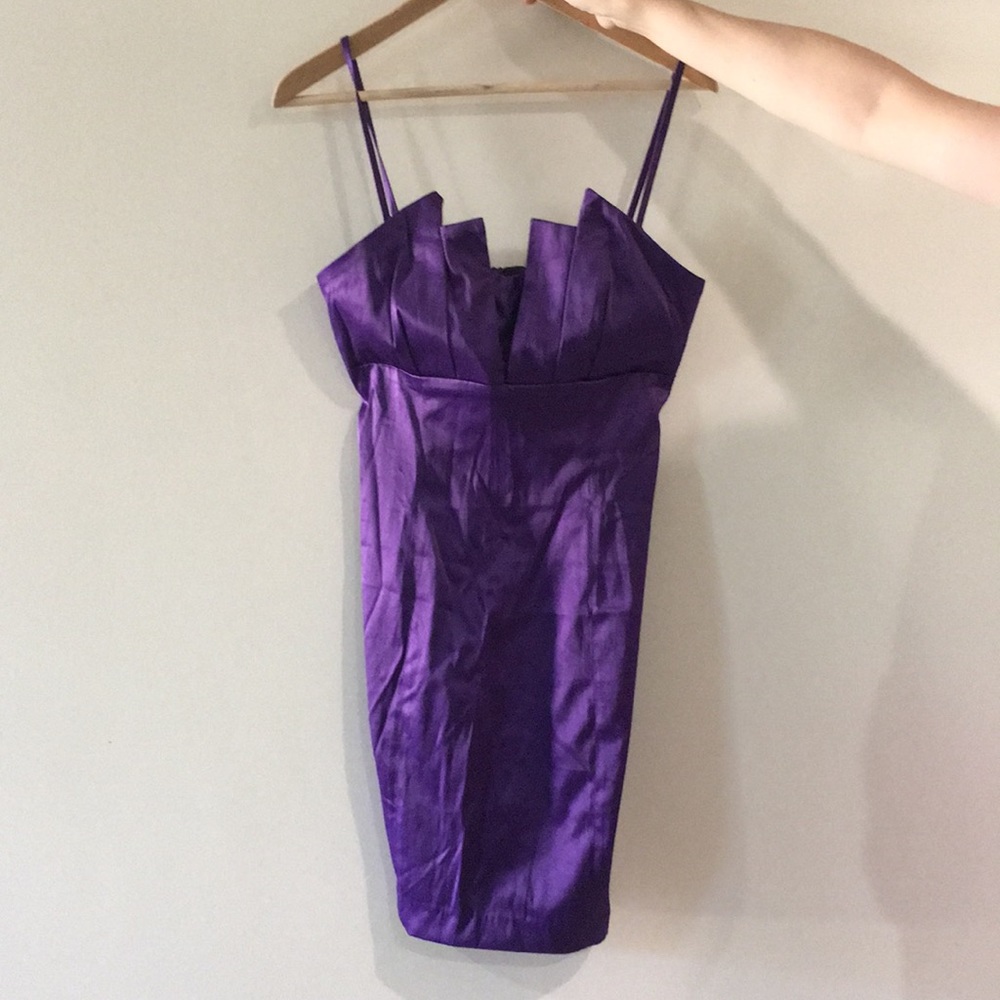 Bebe purple dress
